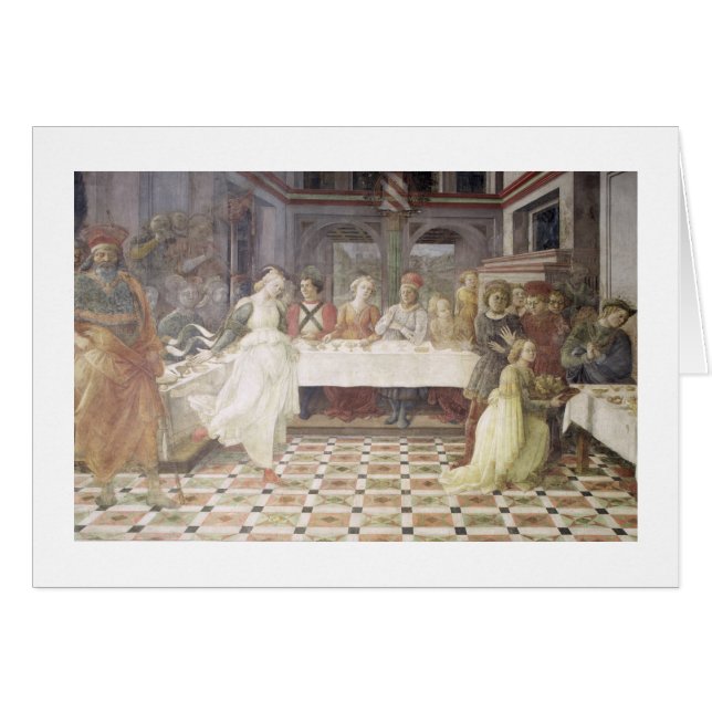 Das Fest von Herod (Fresko) (sehen Sie auch 60432) (Vorderseite (Horizontal))