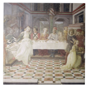 Das Fest von Herod (Fresko) (sehen Sie auch 60432) Fliese