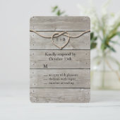 Das Festhalten am Knoten UAWG RSVP Karte (Stehend Vorderseite)