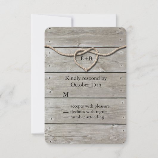 Das Festhalten am Knoten UAWG RSVP Karte (Vorderseite)