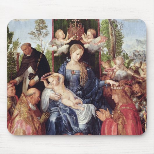 Das Festival des Rosenbeetes, 1506 Mousepad (Vorne)