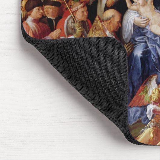 Das Festival des Rosenbeetes, 1506 Mousepad (Ecke)