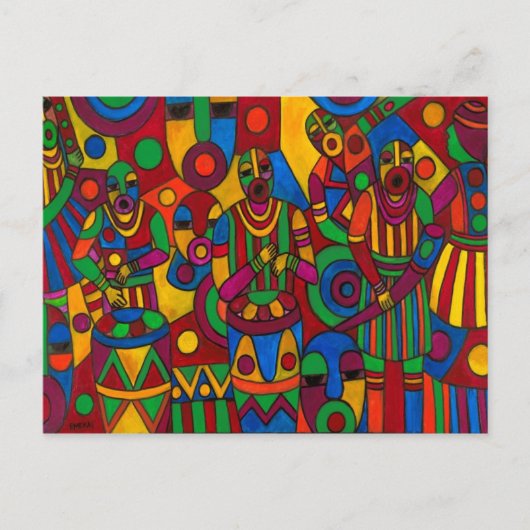 Das Festival von Emeka! Postkarte (Vorderseite)