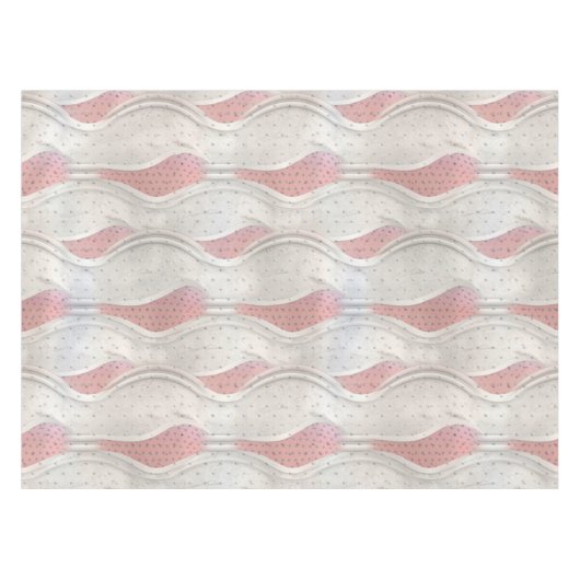 Das fette Metallic 3D-Tablett aus rotem Grau Tischdecke (Vorderseite (Horizontal))