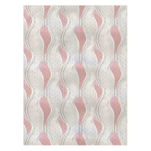 Das fette Metallic 3D-Tablett aus rotem Grau Tischdecke