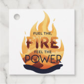 Das Feuer anheizen, das Motivierend T-Shirt des Po Geschenkanhänger (Vorderseite)