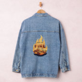 Das Feuer anheizen, das Motivierend T-Shirt des Po Jeansjacke (Hangar)