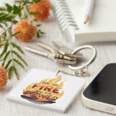 Das Feuer anheizen, das Motivierend T-Shirt des Po Schlüsselanhänger (Vorderseite rechts)