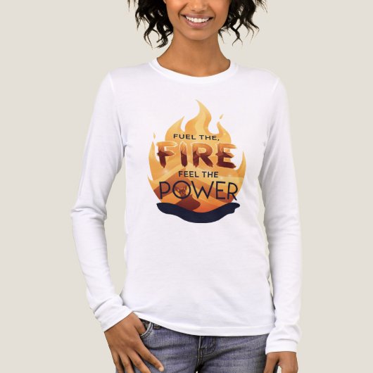 Das Feuer anheizen, das Motivierend T-Shirt des Po Tri-Blend Shirt (Vorderseite)