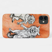 Das Feuer des Geistes, Louis Wain Case-Mate iPhone Hülle (Rückseite (Horizontal))