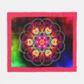 Das Feuer des Herzens Fleecedecke (Vorderseite (Horizontal))