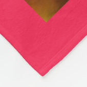 Das Feuer des Herzens Fleecedecke (Ecke)