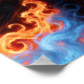 Das Feuer des Schleiers Poster (Ecke)