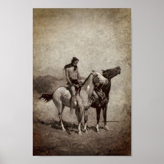 Das Feuer fresst sein Opfer über sein Pony Poster (Vorne)