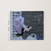 Das Feuer, Illustration für "Partys Galantes" Puzzle (Horizontal)