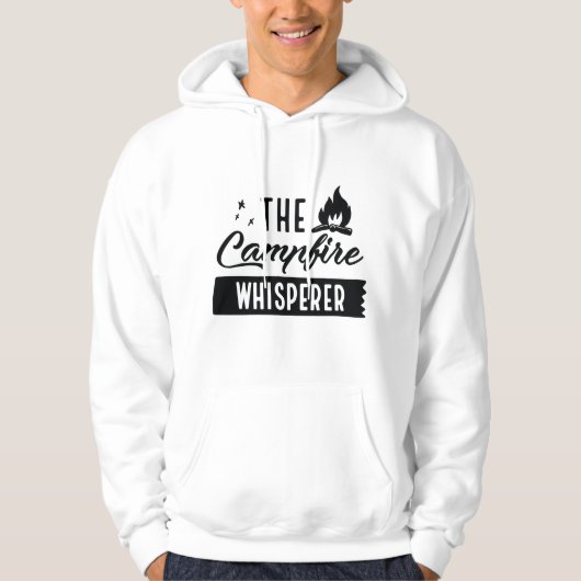 Das Feuer im Campfire Hoodie (Vorderseite)