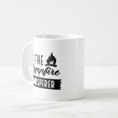Das Feuer im Campfire Kaffeetasse (Vorderseite Links)