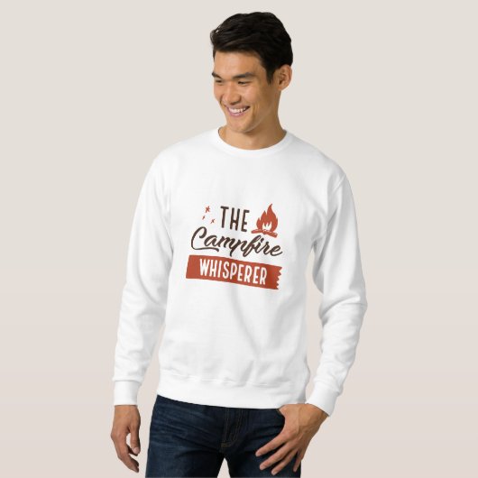 Das Feuer im Campfire Sweatshirt (Vorne ganz)