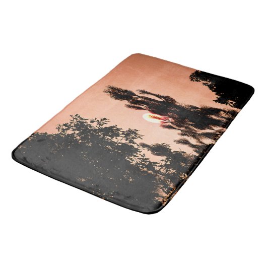 Das Feuer im Indischen Tal...... Badematte (Schrägansicht)