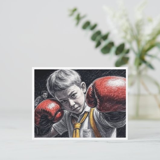 "Das Feuer im Inneren" Postkarte (Stehend Vorderseite)