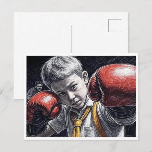 "Das Feuer im Inneren" Postkarte (Vorne/Hinten)