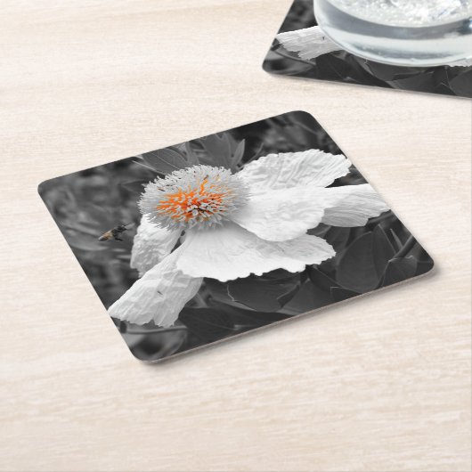 Das Feuer im Inneren Rechteckiger Pappuntersetzer (angewinkelt)