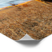 Das Feuer in den Flint Hills beobachten Poster (Ecke)