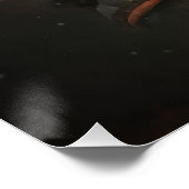 Das Feuerpferd - Glänzendes Poster (Ecke)