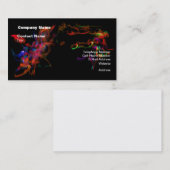 Das Feuerpferd ist der Regenbogendrache Visitenkarte (Vorne/Hinten)