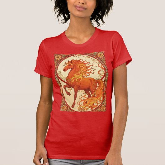 Das Feuerpferd T-Shirt (Vorderseite)