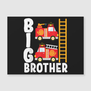 Das Feuerwehrschiff von Boy's Fire Truck Theme Big Magnetkarte