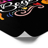 Das Fiesta Begin Mexican Cinco De Mayo gelassen Poster (Ecke)