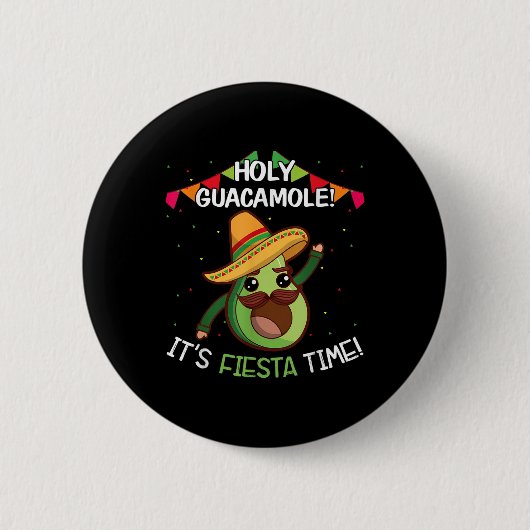 Das Fiesta Time Mexico Cinco De Ma Button (Vorderseite)