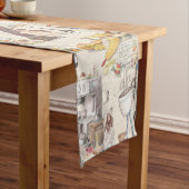 Das Fika Swedish Coffee Shop Kurzer Tischläufer (Beispiel)