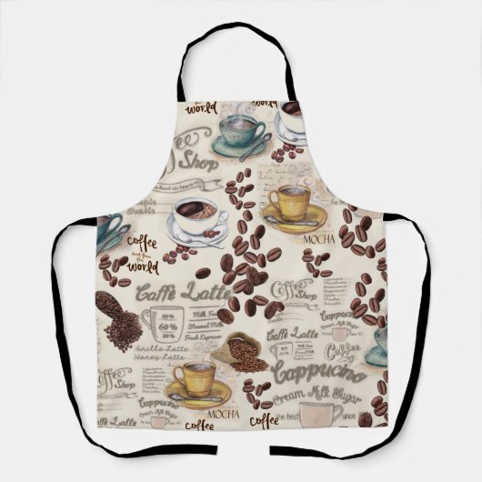 Das Fika Swedish Coffee Shop Schürze (Vorderseite)