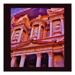 Das Finanzministerium in Petra Fotodruck