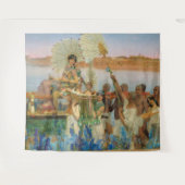 Das Finden Moses (genauen) ~ Alma-Tadema Wandteppich (Vorderseite (Horizontal))