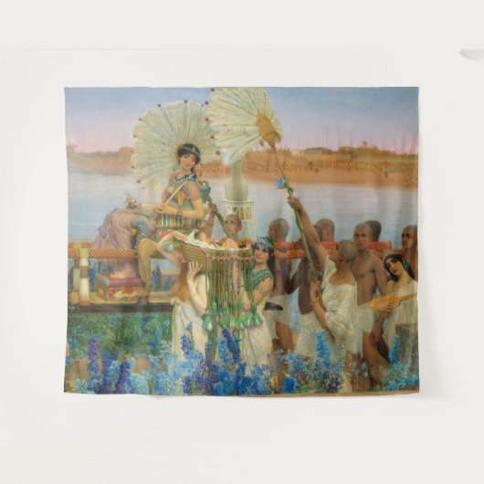 Das Finden Moses (genauen) ~ Alma-Tadema Wandteppich (Vorderseite (Horizontal))