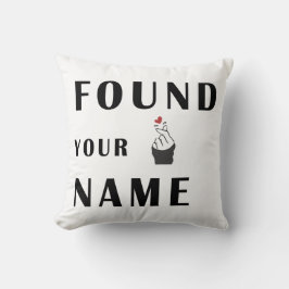 Das Finger Herz Kissen