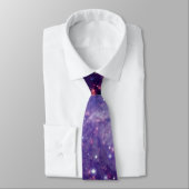 Das Fireworks Galaxy Outer Space Foto Krawatte (Gebunden)