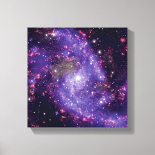Das Fireworks Galaxy Outer Space Foto Leinwanddruck