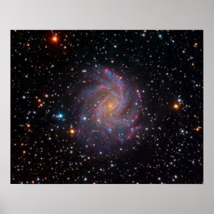 Das Fireworks Galaxy Outer Space Foto Poster