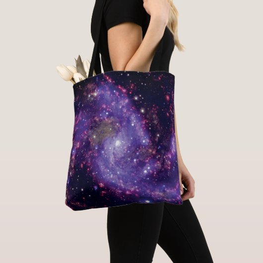Das Fireworks Galaxy Outer Space Foto Tasche (Von Nahem)