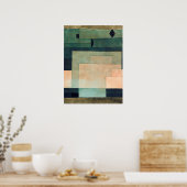 Das Firmament über dem Tempel (1922) von Paul Klee Poster (Küche)