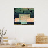 Das Firmament über dem Tempel (1922) von Paul Klee Poster (Küche)