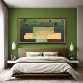 Das Firmament über dem Tempel, Paul Klee Art Poster