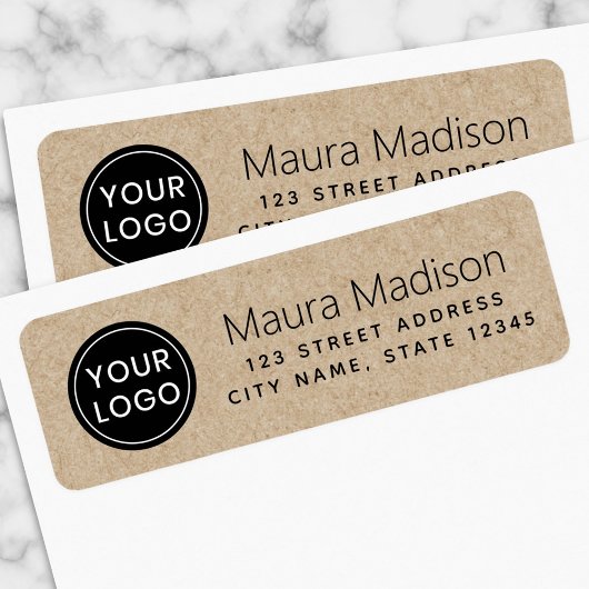 Das Firmenlogo Kraft sieht modern aus Rücksendeadr