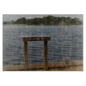 Das FISCH-REINIGUNGS-TABELLE Schneidebrett (Vorderseite)