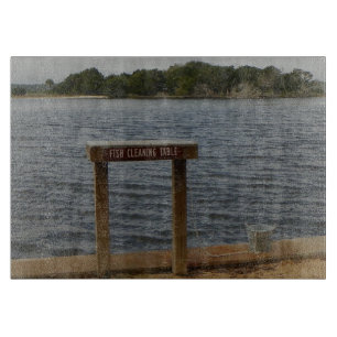 Das FISCH-REINIGUNGS-TABELLE Schneidebrett