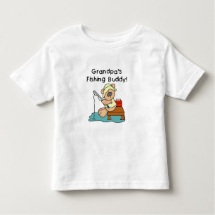 Das Fischen-Freund des Großvaters Kleinkind T-shirt